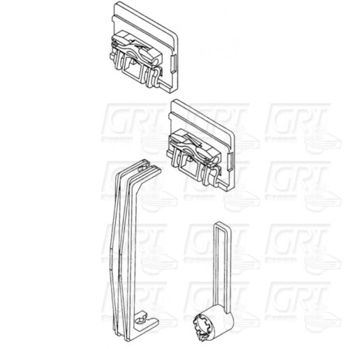 Audi A2 (2000 – 2005) set za reparaturu podizača stakla