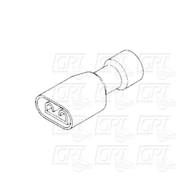 Kabel papučice - stopice sa izolacijom 6.3mm - Image 3