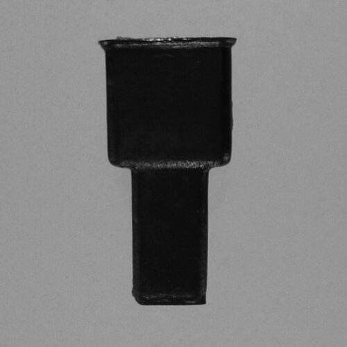 Zaštita za stopicu 6,3mm crna