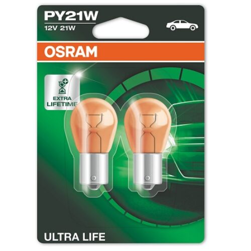 Osram auto sijalica Ultra Life PY21W – narandžasta
