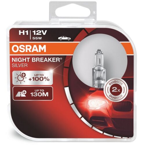 Osram sijalice Night Breaker Silver 12V H1 Duo box