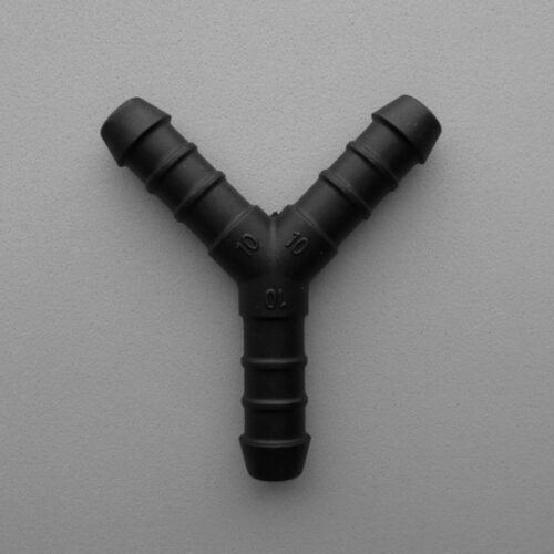 Y račva razdelnik–spojnica za creva 10mm (PVC)