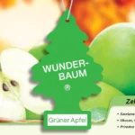 jelkica za auto zelena jabuka wunder baum