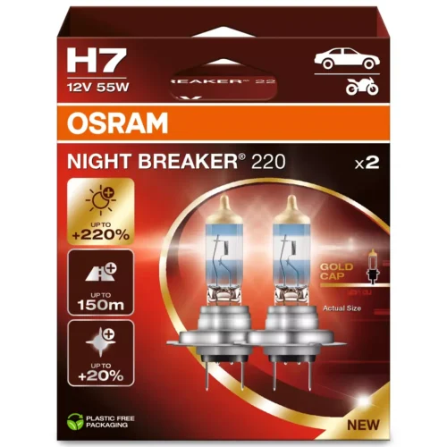 OSRAM H-7 NIGHT BREAKER +220 – duobox