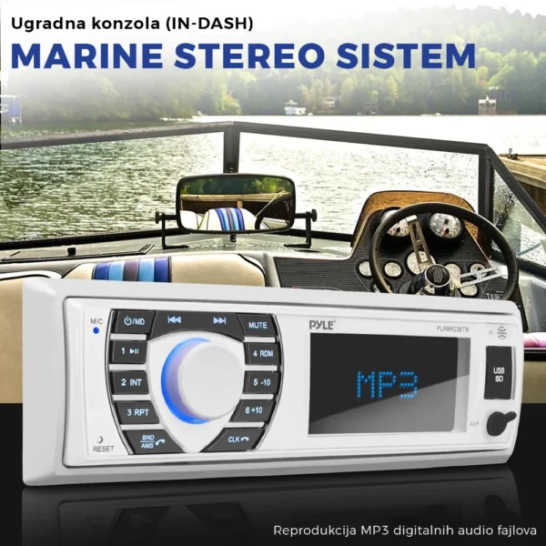 Pyle Marine Bluetooth MP3 Radio Receiver - Image 3