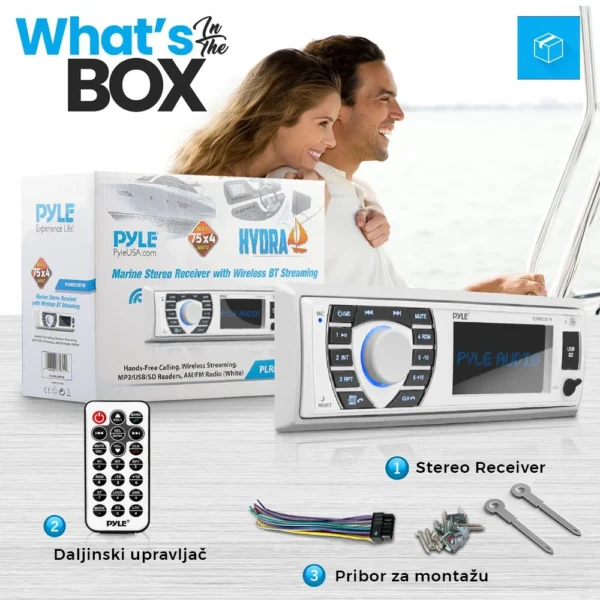 Pyle Marine Bluetooth MP3 Radio Receiver grt group