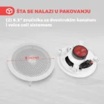 ugradni zvucnici za plafon grt group pyle