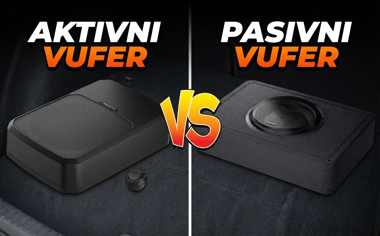 Aktivni vs. Pasivni vufer: Kako odabrati savršen bas za vaš auto?