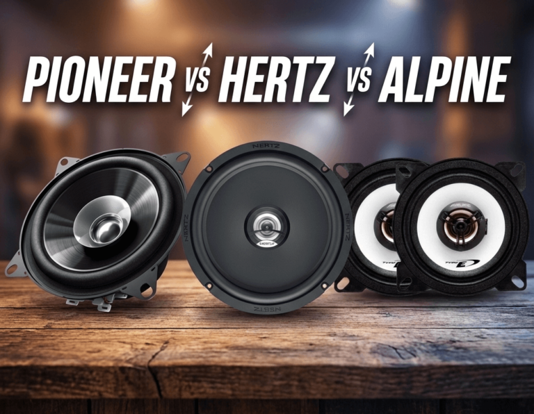 pioneer vs hertz vs alpine